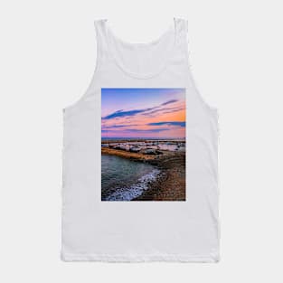 Summer Sunset Beach Sea Waves Italy Tank Top